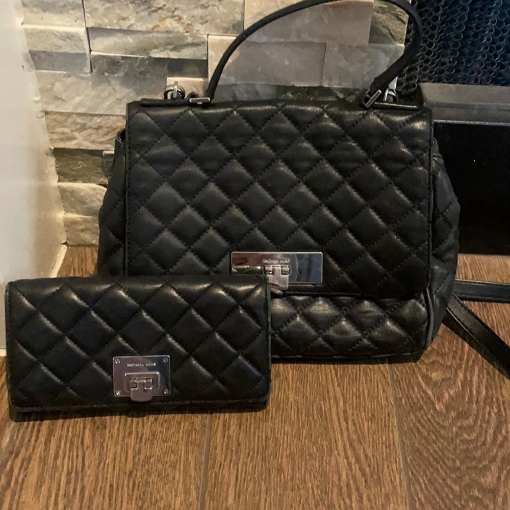 Michael Kors Crossbody and matching wallet